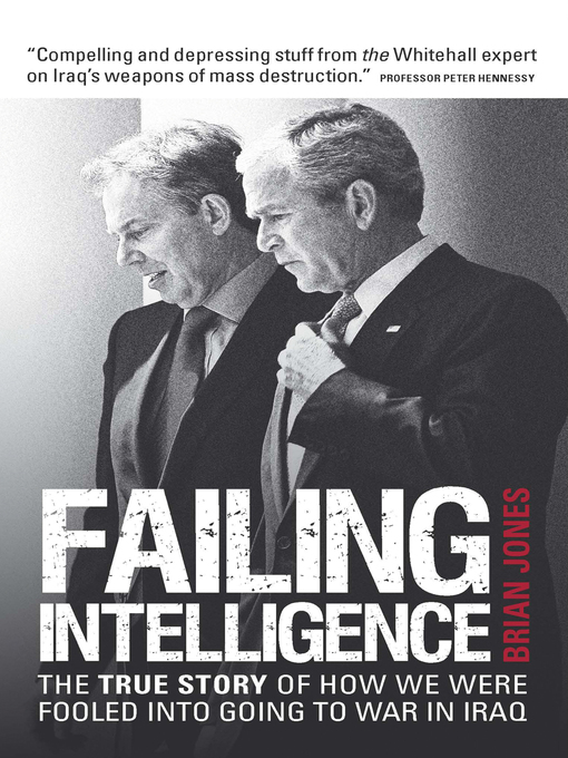 Title details for Failing Intelligence by Brian Jones - Wait list